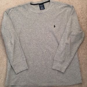 Polo long sleeve shirt size large